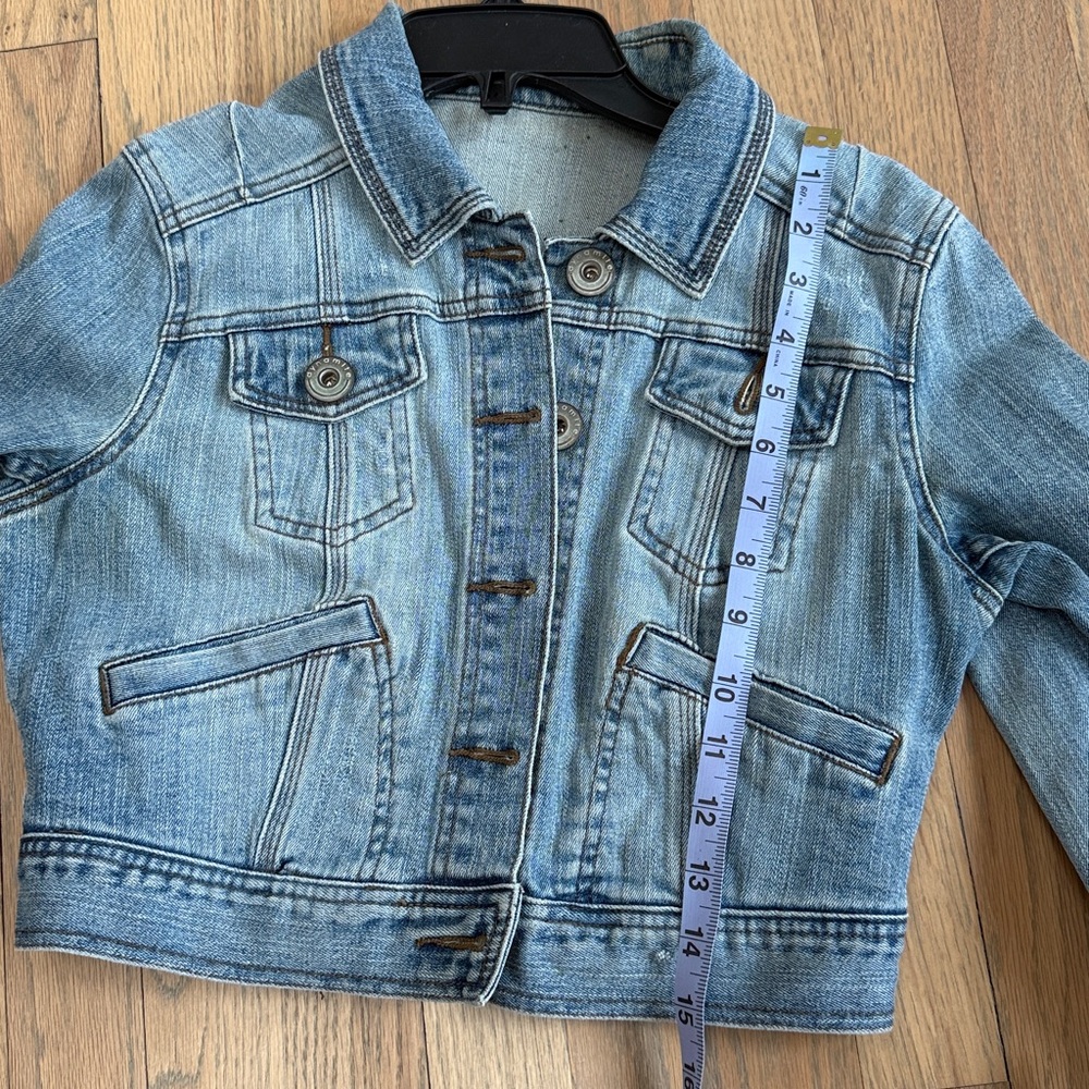 Denim Cropped Jacket - Picture 5 of 5